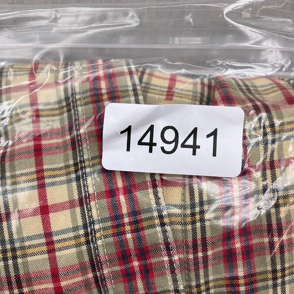 Territory Ahead Shirt Men 2XLarge Red Green Plaid Cotton Casual Work Chore Flaw - Picture 10 of 10